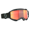 Fury Black with Orange Chrome lens