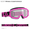 Primal Goggle Clear Black/Pink Clear Lens