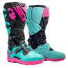 Crossfire3 SRS Black Mint Pink MX Boots